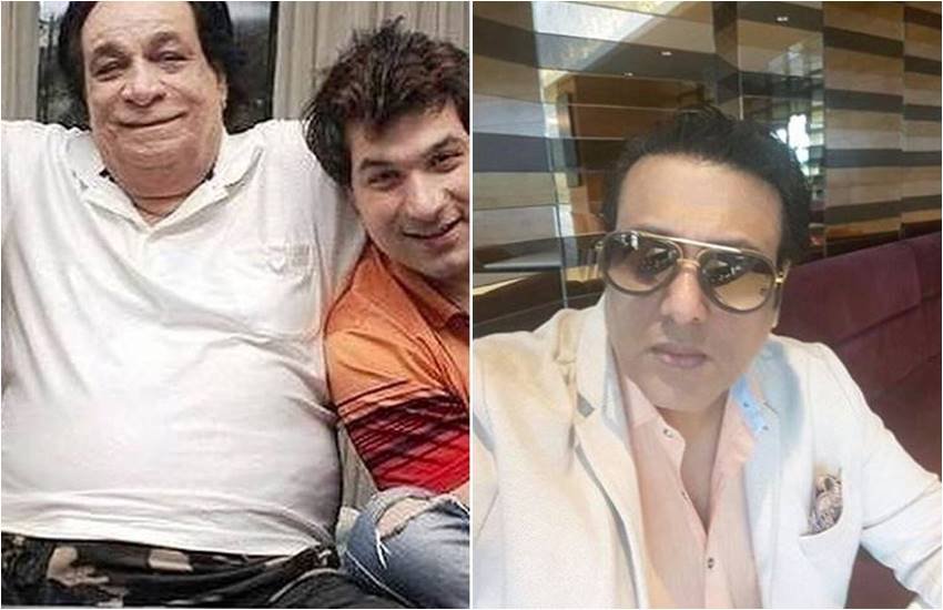कादर खान के बेटे सरफराज और दूसरी तरफ एक्टर गोविंदा