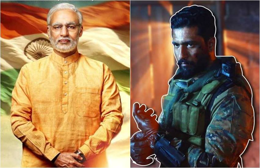 PM मोदी के किरदार में एक्टर विवेक ओबेरॉय दूसरी तरफ फिल्म उरी में फौजी बने विक्की कौशल