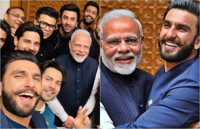 जब रणवीर सिंह ने मोदी को दी ‘जादू की झप्पी’, पीएम के साथ दिग्गज सितारों की फोटो भी हुई वायरल