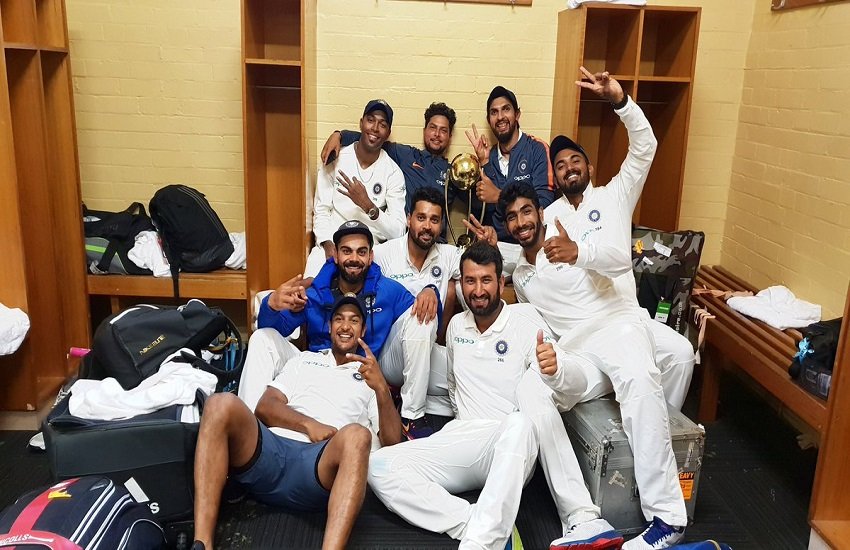 ind vs aus, india vs australia, virat kohli, man of the match, cheteshwar pujara, ind vs aus record, team india record in australia