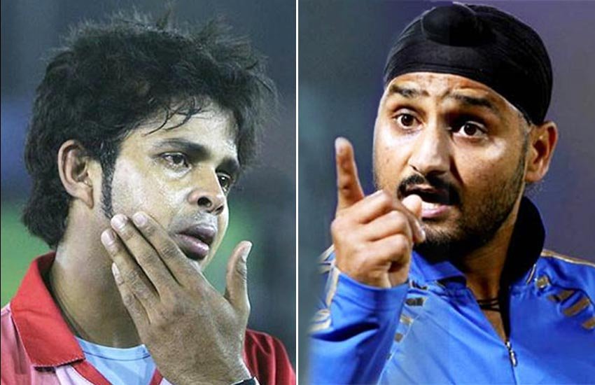 श्रीसंत और हरभजन सिंह। (फोटो सोर्स- IPL COURTESY)