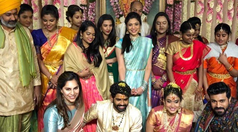 SS Rajamouli, SS Rajamouli son, Karthikeya wedding photos, Karthikeya wedding, Karthikeya, SS Karthikeya wedding, Pooja Prasad, ss rajamouli son wedding, Rajamouli son wedding, Prabhas, Anushka Shetty, Jr NTR, Ram Charan, Nani, Rana Daggubati