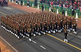 indian army, lieutenant bhavana kasturi, republic day parade, first woman officer lead all male contingent, 26 January, indian armed forces,