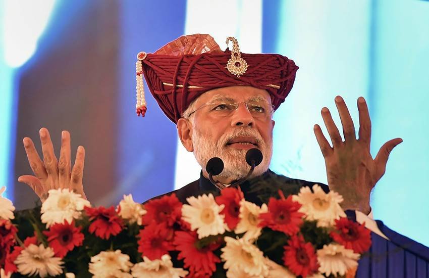 सिलवासा में एक कार्यक्रम के दौरान प्रधानमंत्री नरेंद्र मोदी। (PTI File Photo)
