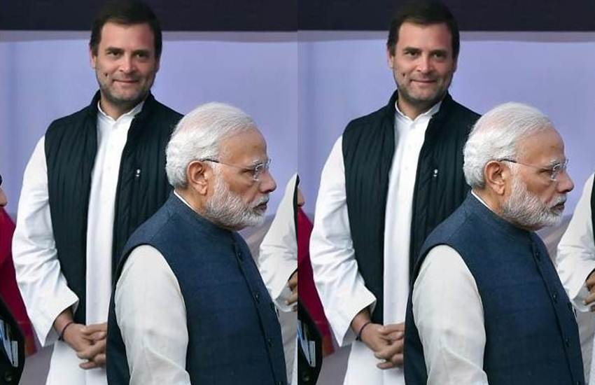 PM Modi and Congress president Rahul Gandhi