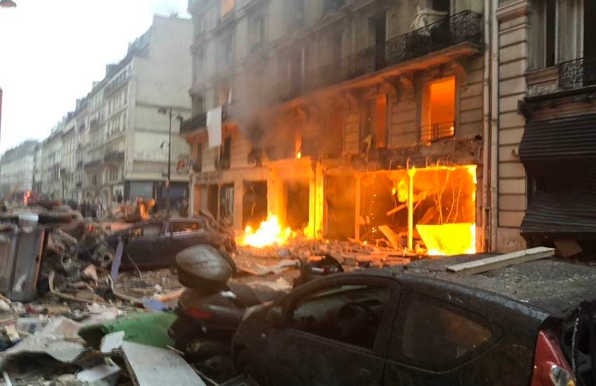 Explosion, Bakery, Paris, France, Gas Leak, International News, Hindi News