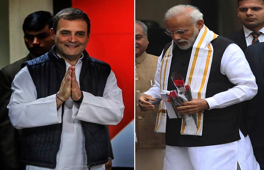 प्रधानमंत्री नरेंद्र मोदी और कांग्रेस अध्यक्ष राहुल गांधी। (एक्सप्रेस फोटो)
