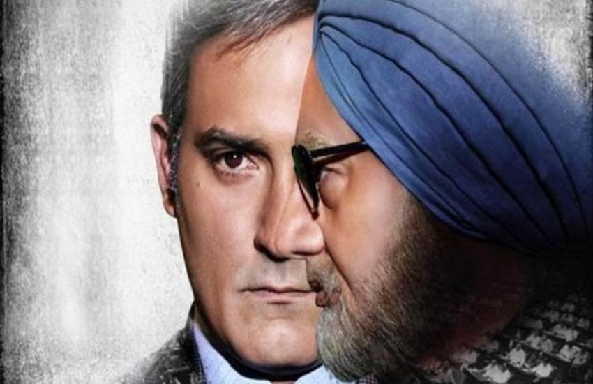 THE ACCIDENTAL PRIME MINISTER फिल्म का पोस्टर।
