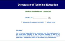 TNDTE Diploma October Result 2018 Declared: परिणाम घोषित, इस तरह करें चेक