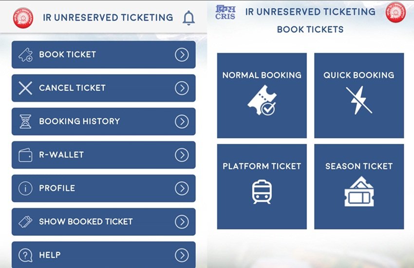 UTS App, Ticket booking UTS, Ticketing UTS, Unreserved ticket UTS, UTS Mobile App, UTSONMOBILE, Railway tickets, General tickets