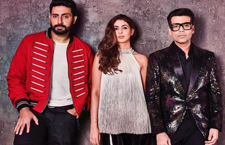 abhishek bachchan,koffee with karan,Shweta Bachchan Nanda, abhishek bachchan Coffee With karan, abhishek bachchan Shweta Bachchan Nanda, Shweta Bachchan Nanda