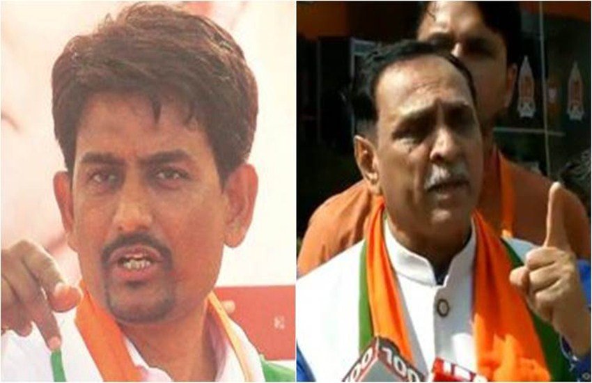 गुजरात के मुख्यमंत्री विजय रुपाणी और कांग्रेस नेता अल्पेश ठाकोर के खिलाफ कोर्ट ने दिया FIR का आदेश। (फोटो सोर्स: एक्सप्रेस आर्काइव) 