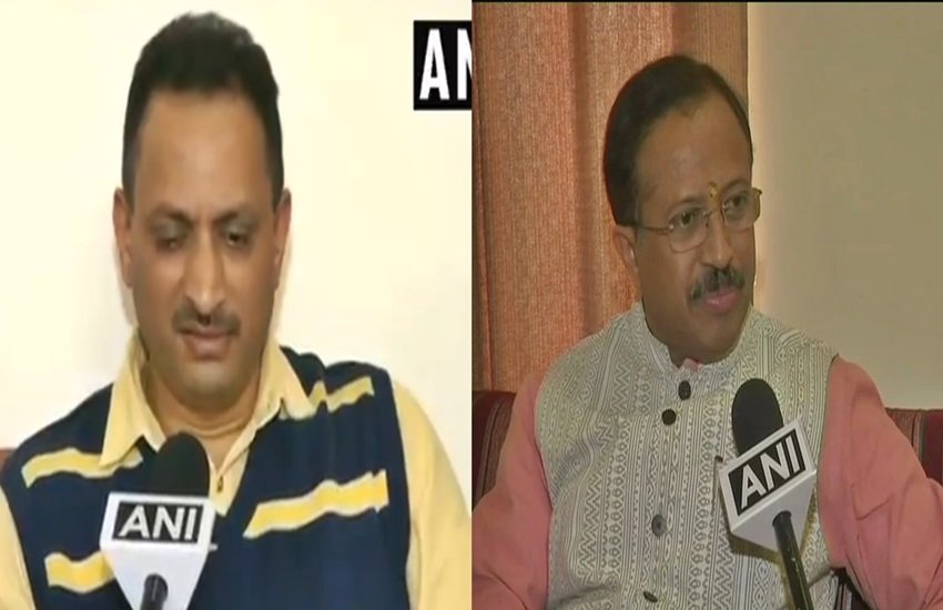 अनंत कुमार हेगड़े और वी मुरलीधरन, फोटो सोर्स- ANI