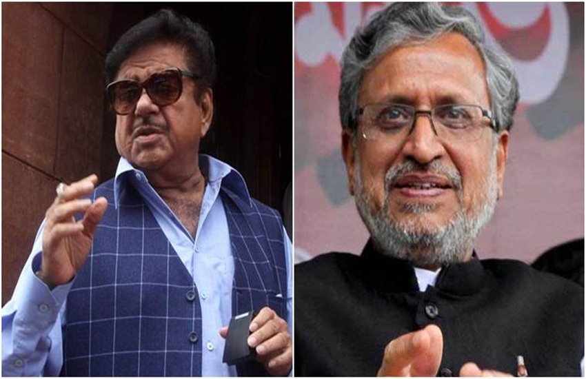 शत्रुघ्न सिन्हा और सुशील मोदी 
फोटो सोर्स- इंडियन एक्सप्रेस 
