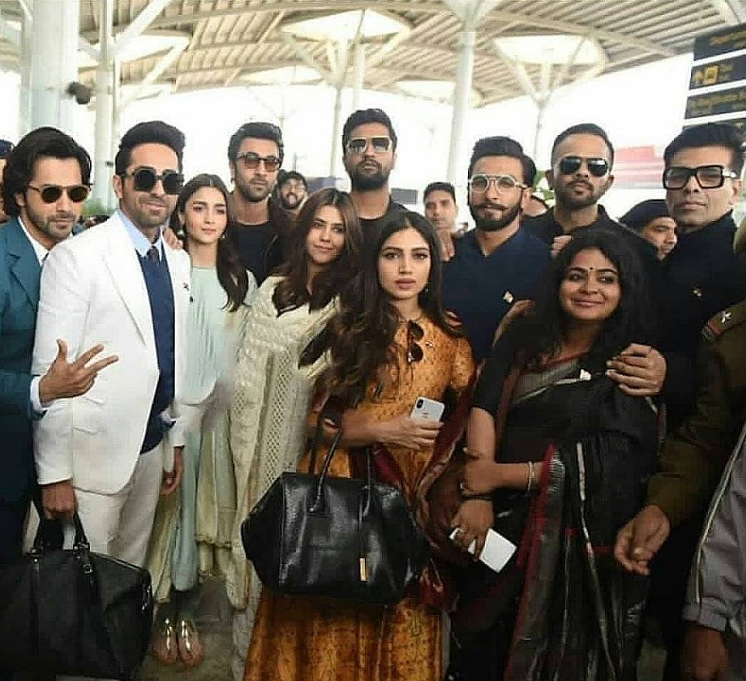pm narendra modi, ranveer singh, alia bhatt, karan johar, modi, pm narendra modi bollywood, ranbir kapoor, alia bhatt, varun dhawan, rohit shetty, rajkummar rao, vicky kaushal, ayushmann khurrana, bhumi pednekar, sidharth malhotra