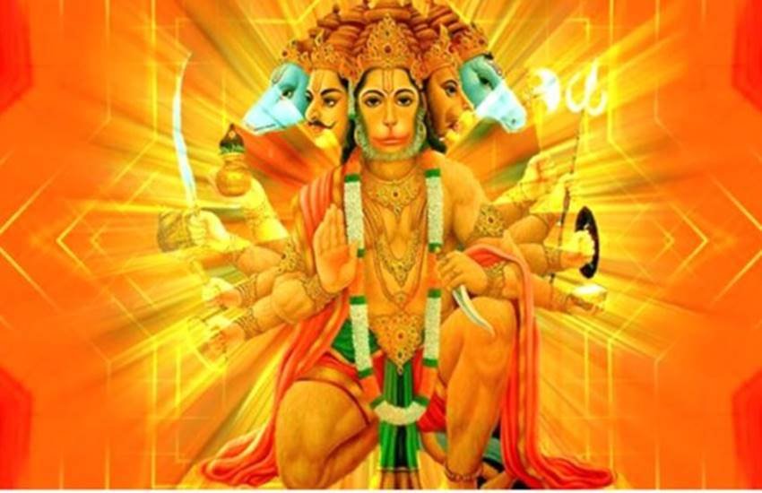 पंचमुखी हनुमान। 