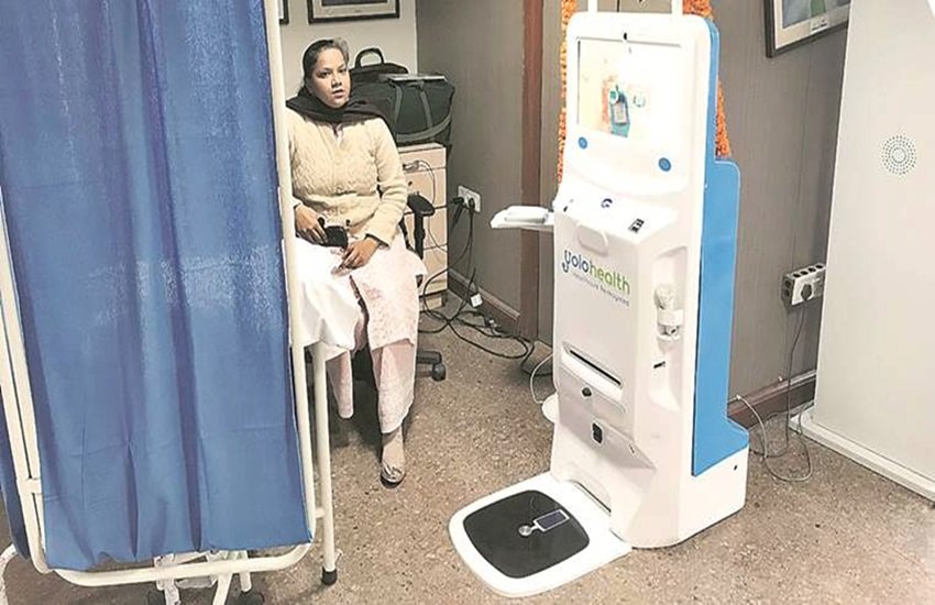 हेल्थ एटीएम, फोटो सोर्स- इंडियन एक्सप्रेस