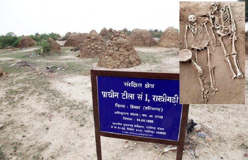 बरामद युगल का कंकाल (इनसेट- सोशल मीडिया)