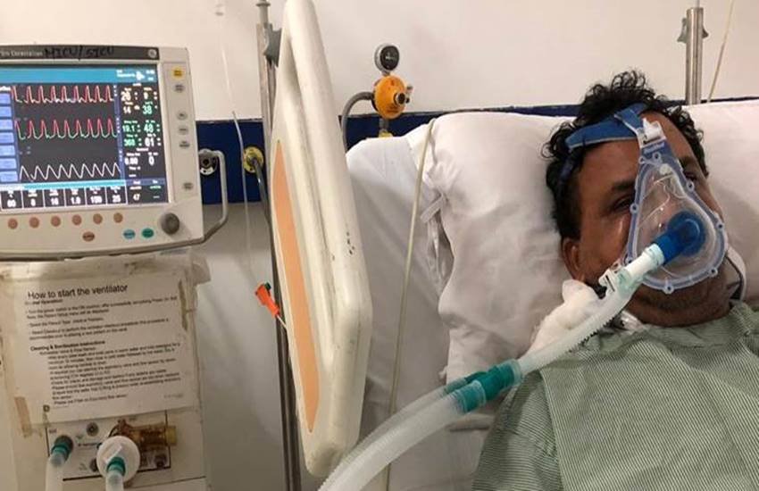 आईसीयू में इलाज के दौरान जैकब मार्टिन
(फोटो सोर्स : Twitter/iamyusufpathan)