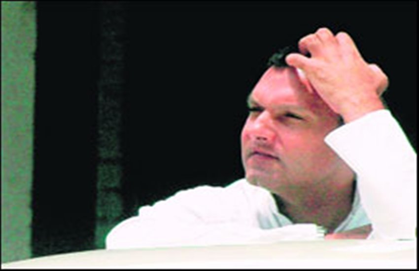 अलवर की रामगढ़ सीट से बीएसपी प्रत्याशी जगत सिंह। फोटो सोर्स : इंडियन एक्सप्रेस