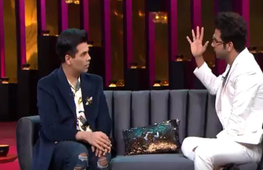 Koffee with Karan, Koffee with Karan promo, Koffee with Karan Rajkummar Rao, Koffee with Karan Bhumi Pednekar, Koffee with Karan season 6, Koffee with Karan season 6 news, Koffee with Karan updates, Koffee with Karan Karan Johar