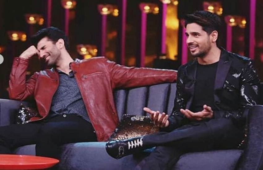Koffee With Karan, Aditya Roy Kapur, Sidharth Malhotra, Koffee With Karan Aditya Roya Kapur, Sidharth Malhotra, Sidharth Malhotra Aditya Roy Kapur