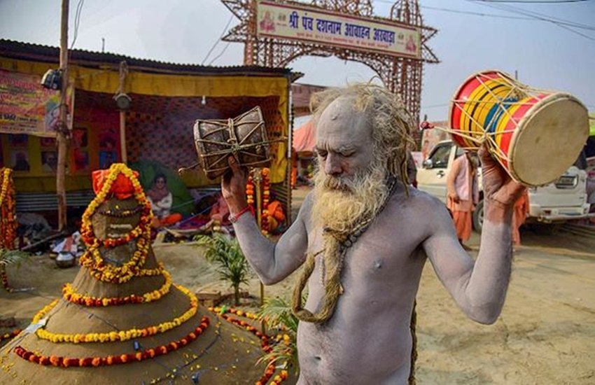 कुंभ मेले का एक दृश्य। (Photo: PTI)