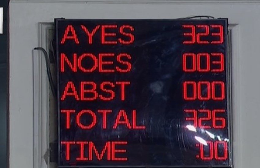 लोकसभा में आर्थिक रूप से पिछड़े सवर्णों को 10 फीसद तक आरक्षण देने वाले विधेयक को भारी बहुमत से पास कर दिया गया। (फोटो सोर्स: लोकसभा टीवी)