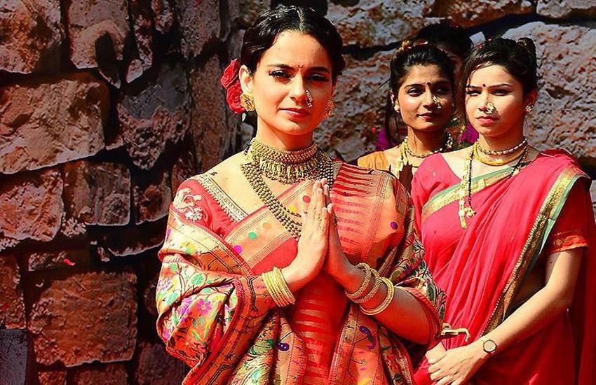 फिल्म मणिकर्णिका के एक सीन में कंगना रनौत।