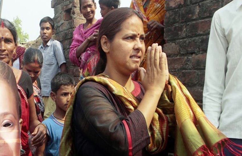 आरजेडी प्रमुख लालू प्रसाद यादव की बेटी मीसा भारती। फोटो सोर्स : इंडियन एक्सप्रेस