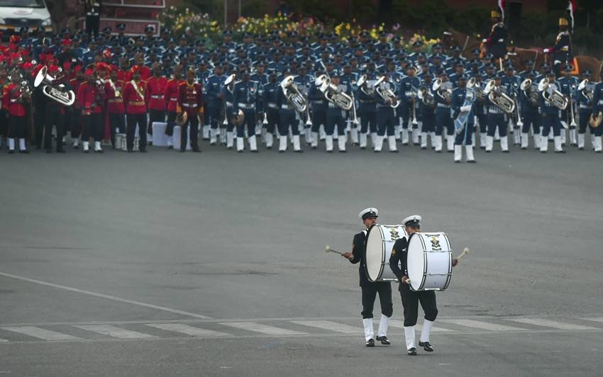 Beating retreat ceremony, Beating Retreat ceremony rehearsal, Delhi traffic restrictions,