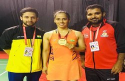 तीन बार की वर्ल्‍ड चैंपियन को हरा साइना ने जीता इंडोनेशिया मास्टर्स का खिताब, पति को दिया क्रेडिट