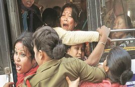 protest against BJP