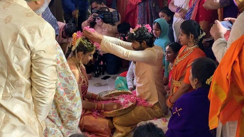 SS Rajamouli, SS Rajamouli son, Karthikeya wedding photos, Karthikeya wedding, Karthikeya, SS Karthikeya wedding, Pooja Prasad, ss rajamouli son wedding, Rajamouli son wedding, Prabhas, Anushka Shetty, Jr NTR, Ram Charan, Nani, Rana Daggubati