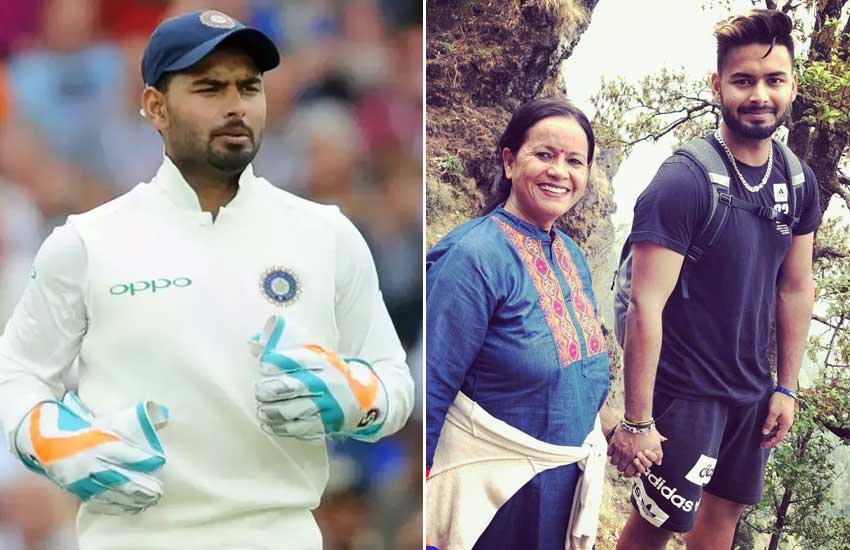 अपनी मां सरोज पंत के साथ ऋषभ पंत। अपनी मां सरोज पंत के साथ ऋषभ पंत।