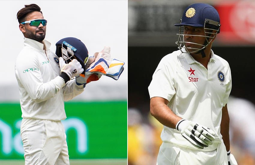 ऋषभ पंत और महेंद्र सिंह धोनी।