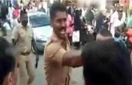 video of a police officer, Kerala video viral