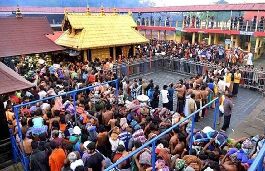 सबरीमाला मंदिर, फोटो सोर्स- इंडियन एक्सप्रेस