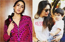 sara ali khan on taimur, sara ali khan on taimur popularity, sara ali khan taimur latest, saif ali khan, kareena kapoor khan, most popular star kid in bollywood, सारा अली खान, तैमूर अली खान