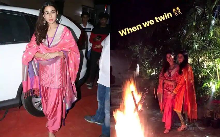 Sara Ali Khan, Lohri, Amrita Singh, Sandeep Khosla, Sara Ali Khan Marathi Taraka