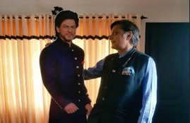 shashi tharoor, shahrukh khan