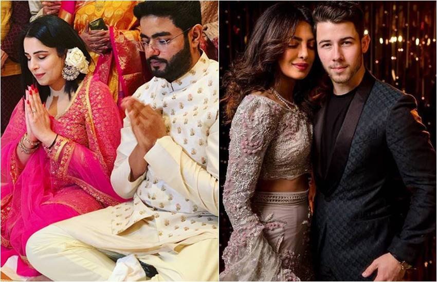 Priyanka Chopra and Nick Jonas, Priyanka chopra in brother Sidharth Chopra Roka, Priyanka chopra welcomes new member in the family, chopra family new member, priyanka chopra Brothers Sidhdharth Roka ceremony, entertainment news, bollywood new,s television news