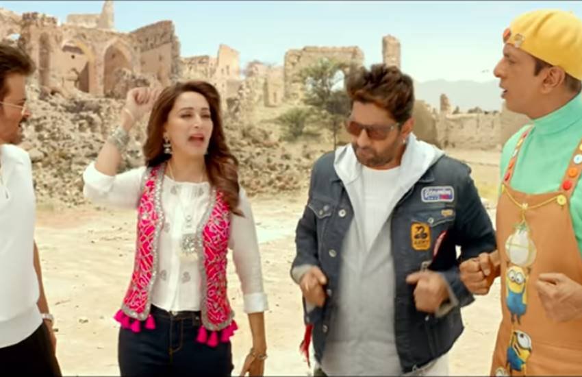 Bhojpuri Total Dhamal Trailer, madhuri dixit, ajay devgn, javed jafri, anil kapoor, arshad warasi, retaish deshmukh, madhuri with anil and ajay great madness together, total dhamal trailer watch here, entertainment news, bollywood news, television news