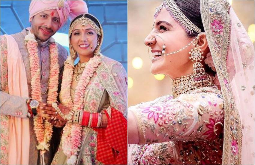 Nihar Pandya and Neeti Mohan Wedding Pictures, Videos: निहार और नीति एक साथ दूसरी तस्वीर में एक्ट्रेस अनुष्का शर्मा की तस्वीर