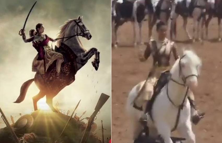 फिल्म मणिकर्णिका में कंगना रनौत फिल्म मणिकर्णिका में कंगना रनौत