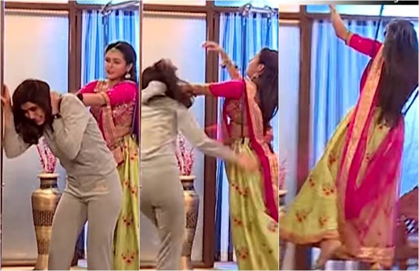 Karishma tanna show, tv actress karishma tanna, karishma tanna in Qayamat ki Raat, Qayamat ki Raat tv serials, Qayamat ki Raat shooting, here is how actors manage flying scenes in shooting, watch video of tv serials shooting, Qayamat ki Raat, entertainment news, bollywood news, television news