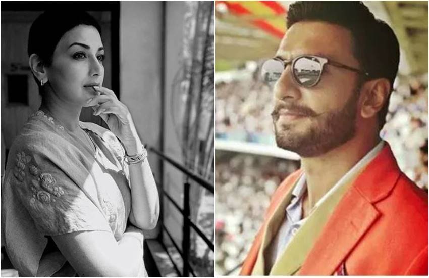 सोनाली बेंद्रे और रणवीर सिंह सोनाली बेंद्रे और रणवीर सिंह