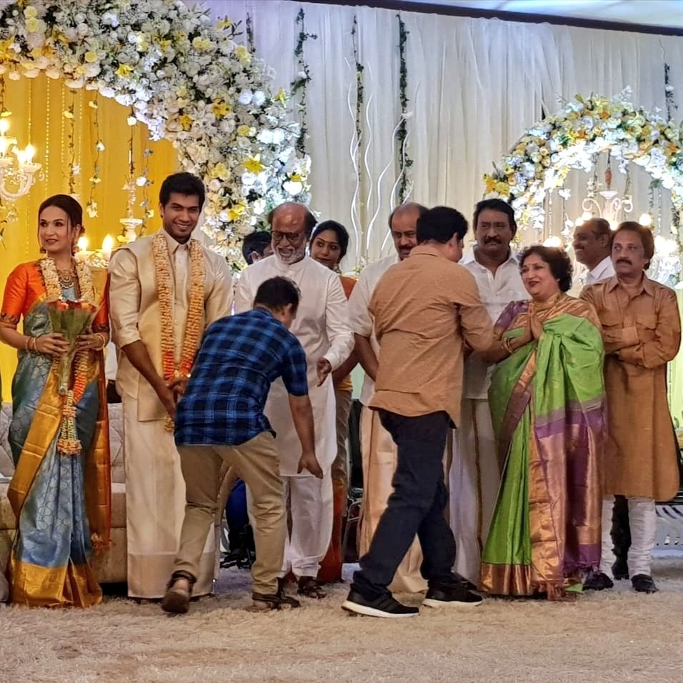 "Ranjinikanth, Ranjinikanth rocks on saundarya rajinikanth sangeet, Ranjinikanth rocks on dance floor watch video, Ranjinikanth in dance floor, Ranjinikanth dancing video, Ranjinikanth in dance floor, Ranjinikanth in daughters sangeet, saundarya rajinikanth sangeet, entertainment news, bollywood news"