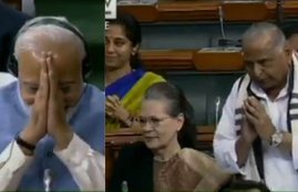 Narendra Modi in Parliament, Narendra Modi, BJP, Mulayam Singh Yadav, SP, Lok Sabha, Parliament, Wish, PM, Ravidas Mehrotra, Samajwadi Party, Neta Ji, Sonia Gandhi, Congress, Supriya Sule, NCP, India News, Elections 2019, Loksabha Elections, National News