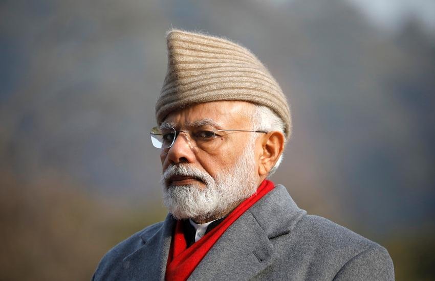 Prime Minister Narendra Modi in Prayagraj